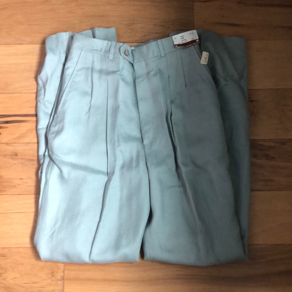 Stanley Blacker Trousers light blue/grey marked size 10 but fits like a 2/4 NWT